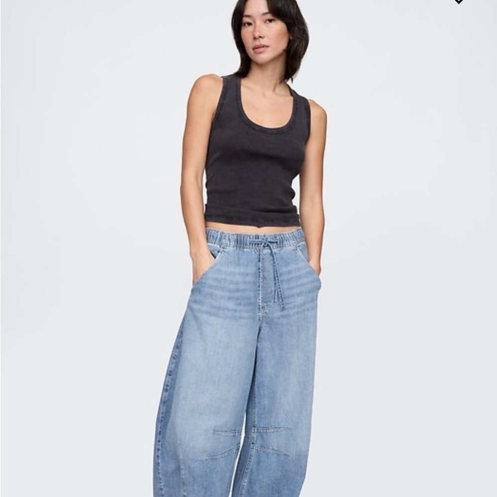 GAP Women's Light Blue Wide Leg Jeans